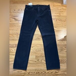 Banana Republic Brushed Traveler pants slim fit 33x33 NWT Baltic blue